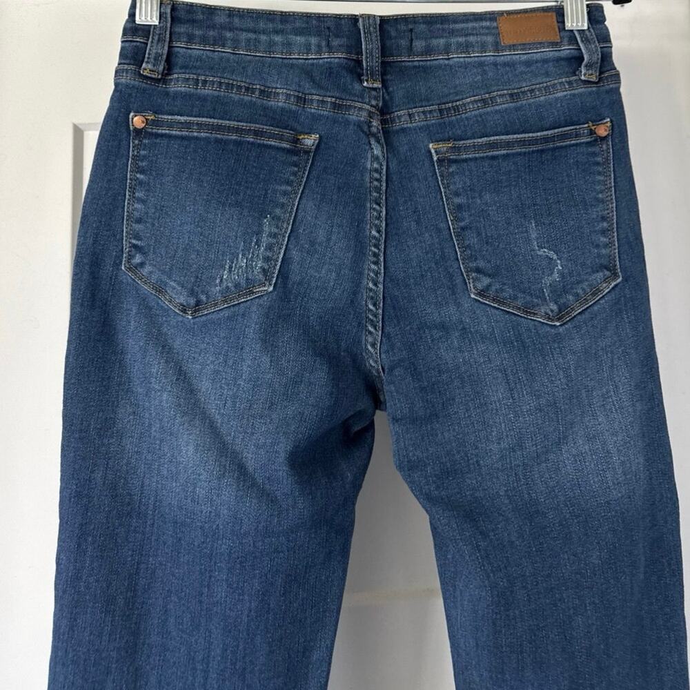 Judy Blue Mid-Rise Relaxed Fit Jeans Size 29 Dark Wash  JB82102DK EUC - Picture 6 of 10